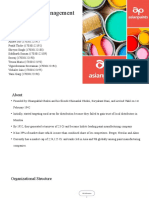 Operations Management of Asian Paints