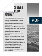 O Milagre da Manhã - Frase do Livo