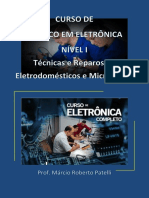 APOSTILA 2 Apostila Curso Técnico em Eletrônica Nível I Tecnica e Reparos de Eletrodomesticos e Microondas