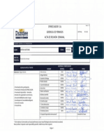 Gerencia de Permisos Acta de Reunión Semanal: Dpmecuador S.A