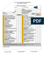 Check List de Transportes de Personal Pre Entrada y Mensual