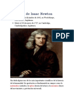 Biografía de Isaac Newton