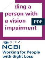 Guiding A Person With A Vision Impairment