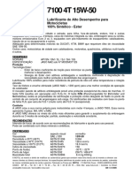 Lubrificante de Alto Desempenho para Motocicletas 100% Sintético - Ester