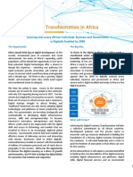 Digital Economy For Africa (DE4A) - Overview