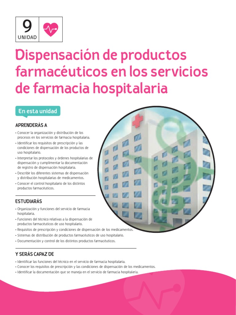 Tema 9 Dispensación De Productos Farmacéuticos En Los Servicios De