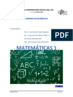 Matematicas 1 - Primer Semestre - Ivan Andres Prado Arambula