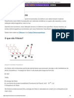 O Que É o Efeito Fotoelétrico - Aplicações, Fórmulas e Exercícios - Toda Matéria