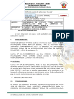 Informe #003-2021-Jlgf-Gdur - MDCH - Pago Asistente Administrativo