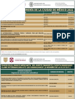 Pagos 2022 en Seguridad Privada CDMX