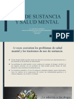 Uso de Sustancia y Salud Mental