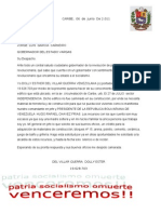 Carta Al General Garcia Carneiro Dolly