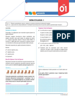 Sınıf Matematik - DİF - FÖY 1 - Ornek