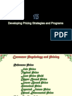 Developing Priceing Strategy and Prog.13