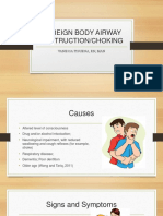 FOREIGN BODY AIRWAY OBSTRUCTION/CHOKING GUIDE