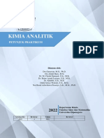 Buku Petunjuk Praktikum Kimia Analitik 2022