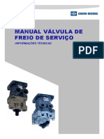 Manual de serviço Válvula Freio de Serviço 2012
