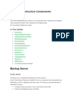 Componentes de La Infraestructura de Backup