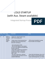 Cold Startup and Shutdown