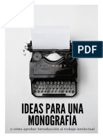 Ideas para Una Monografía