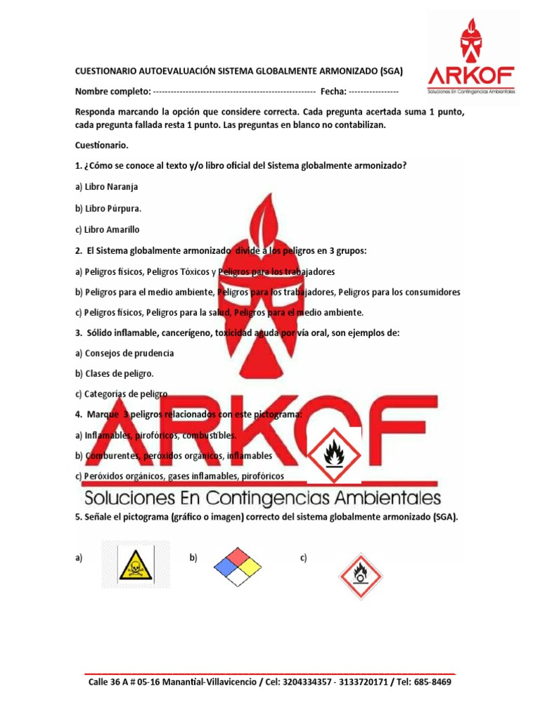 Auto Evaluacion SGA | PDF