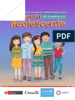 Salud Mental Adolescente