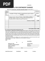 Fully Vouched Contingent Bill GAR 29 | PDF | Receipt | Voucher