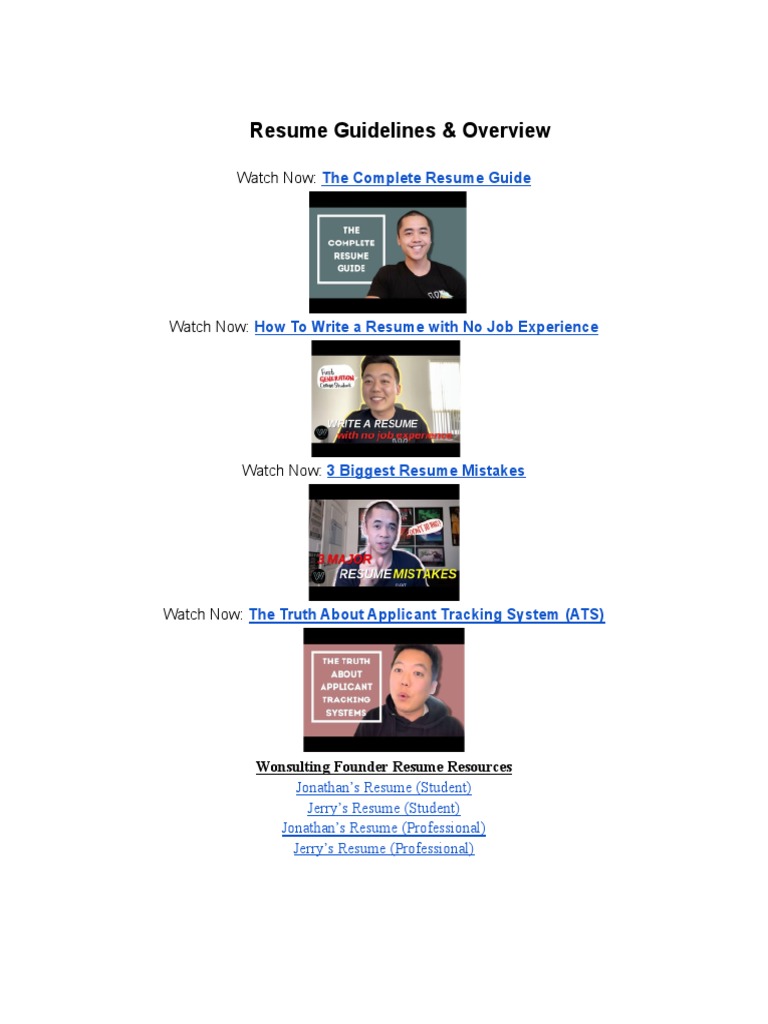 (MAKE A COPY) Wonsulting Resume Template   Resources Download Free (MAKE A COPY) Wonsulting Resume Template   Resources Download Free