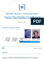 Utf-8''Lecture 5 - Three GLOBE Dimension and The SPÅ 2901 OEE Question