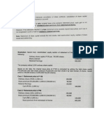 Illustratvie Problem - Retirement and Conversion of Shares