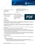 Carta de Compromiso y Pacto de Permanencia