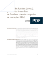 O Castro Dos Ratinhos (Moura), Povoado Do Bronze Final Do Guadiana: Primeira Campanha de Escavações (2004)