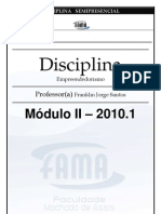 Apostila Empreendedorismo Módulo II NOVO