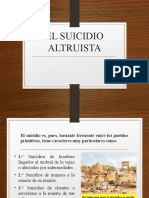 El Suicidio Altruista