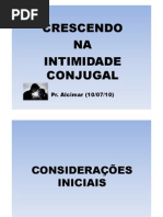 Palestra Intimidade Conjugal