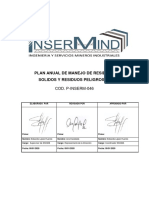 P-046 Plan de Manejo de Residuos Solidos - 2021