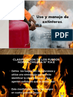 Uso y Manejo de Extintores