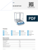 RADWAG - Data - Sheet - Balanza Analitica As 220 r2 Plus