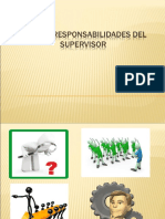 Roles y Responsabilidades Del Supervisor