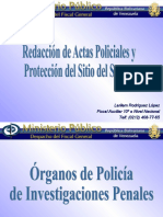 Actas Policiales y Proteccion Del Sitio Del Suceso