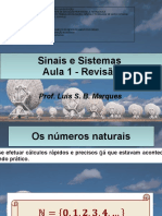 Revisão Matemática para Sinais e Sistemas