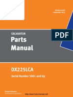 Doosan DX225LCA Excavator Parts Manual