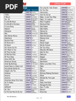 Platinum Karaoke Full Song List PDF | PDF | Hip Hop Music | Microphone