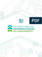 Ranking ABES Da Universalizacao Do Saneamento 2017