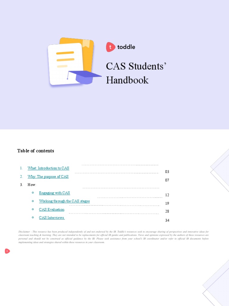 CAS Handbook for DP Students | PDF | Experience | Learning