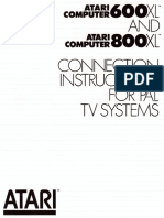 Atari 600-800XL Connections Instructions