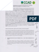 Acta LI Reunion Extraordinaria de La Comision Centroamericana de Ambiente y Desarrollo CCAD