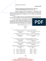 SI 2022-159 Road Motor Transportation (Public Service Vehicles) (Amendment) Regulations, 2022 (No. 22)