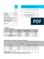 BCC-3600 Reagent Consumption