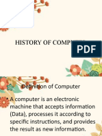 History of Computer